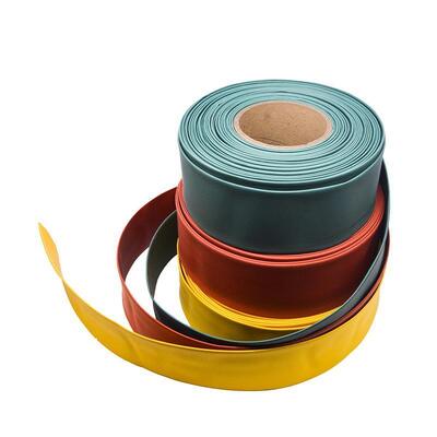 Harga bagus Heat Shrinkable Tubing 2:1 Flame Retardant Halogen Free , Black/White/Red/Blue/Yellow  0.5mm-150mm Diameter 125℃ Single Wall Tube on line