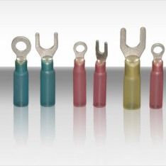 Harga bagus Solder Merah Dan Konektor Menyusut Panas AWG22-18 Terminal Kawat Segel Solder on line