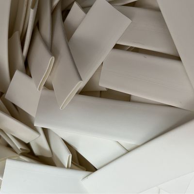 Harga bagus 12.7mm White Dual Wall Heat Shrink Tubing, Tabung Poliolefin Berlapis Perekat Putih on line