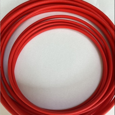 Harga bagus Karet Silikon Merah Dilapisi Fiberglass Sleeving 3.5mm 12mm on line