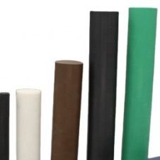 Harga bagus Green PTFE Extruded Rod Moulded Produk PTFE RoHS Tahan Panas on line