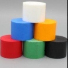 Harga bagus Graphite PTFE Teflon Solid Round Bar Putih Berwarna-warni on line