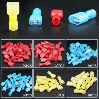 Harga bagus Konektor Pemanas Susut Tahan Api Rentang Pengukur Kawat 22-10 AWG Penyambungan Kabel Listrik Terminasi Memberikan Perlindungan Isolasi on line