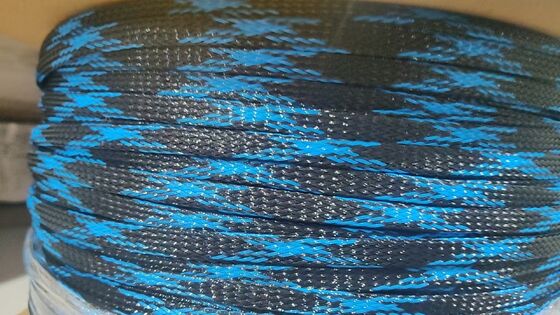 Harga bagus Sleeve berlapis PET yang dapat diperluas dengan penangkal api isolasi tinggi dan tahan abrasi untuk penggunaan industri on line