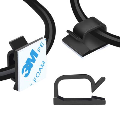 Harga bagus XZH White Adhesive R Type Industrial Nylon Cable Clips & Organizers dengan Wire Holder untuk Kabel dan Manajemen Kabel on line