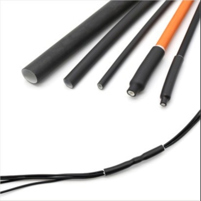 Harga bagus Polyolefin 4mm Heat Shrink Tubing Hitam, 4x Heat Shrink Tubing Perekat Tahan Air on line