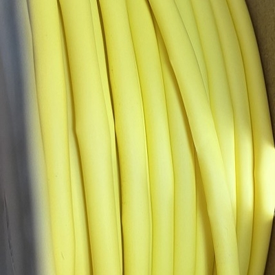 Harga bagus 9mm Ultra Tipis Heat Shrink Tubing PE 3X Yellow Flame Retardant on line