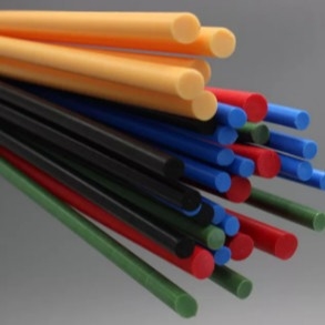 Harga bagus 3mm 5mm PTFE Hollow Bar Dibentuk Teflon Graphite Rod Diekstrusi on line