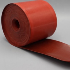 Harga bagus Lembaran Teflon Merah Gulung Satu Sisi Produk PTFE Terukir 70mm on line